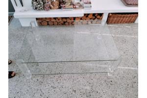 Glazen salontafel