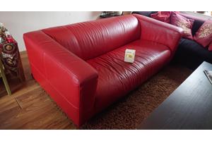 Ikea Klippan bank rood kunstleer