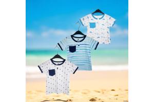 Set prijs Lullaby t-shirts  6-12 mnd 68/80 - 3stuks