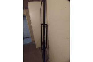 glazen binnendeur in metalen frame