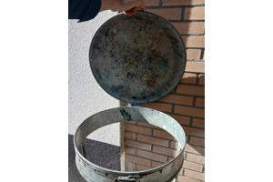 Metalen vuilniszakhouder