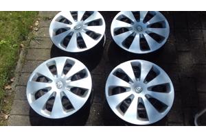 Stalen velgen 4 x plus wieldoppen