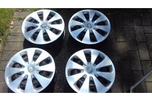 Stalen velgen 4 x plus wieldoppen