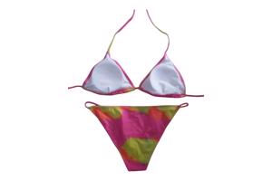 3 delig Bikini set roze geel XXL