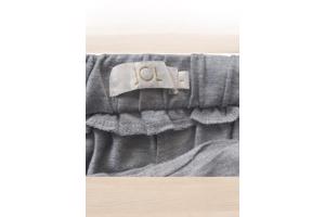 Broek grijs met rode zijstrepen L