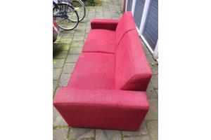 Rode bank 3 persoons