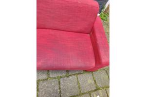 Rode bank 3 persoons