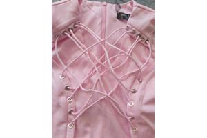 Noemi Kent stretchy veter jurk roze M/38