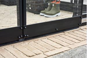 Tuinkas Qube 816, zwart gecoat