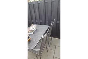 Tuinset van gietijzer