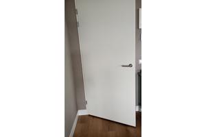 Witte binnen opdekdeur