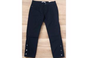 Laulia jeans zwart met sier druk knopen M/38