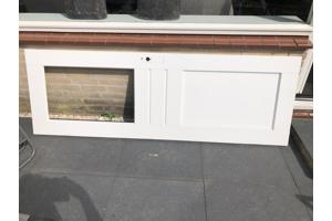 Hardhouten stompe deur