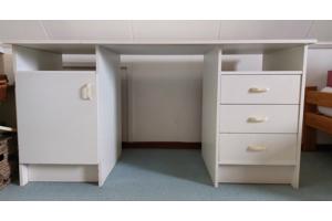 Bureau wit met bladhoogte van 72 cm