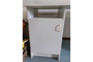 Bureau wit met bladhoogte van 72 cm