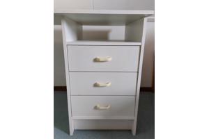 Bureau wit met bladhoogte van 72 cm