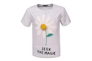 Glo-Story t-shirt seek the magic grijs 158