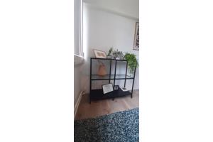 Leuk Kastje zwart met glas