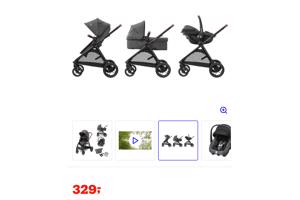 Gratis afhalen in Ter Aar, Maxi Cosi Zelia Trio 3 in 1 kinderwagen!