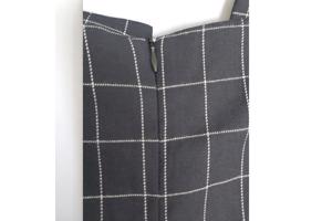 Rok geruit marineblauw met veters M