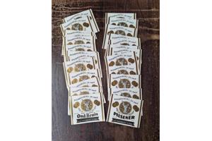 250 Pilsener & 250 Oud Bruin Bier Etiketten