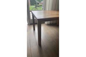 Massief houten tafel 125 x 90cm