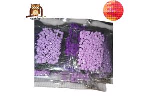 nr 11 Diamond Painting bloemen lila paars 50x40cm (vierkant)