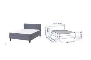 IKEA SÄBÖVIK bed 140x200 cm met matras + lattenbodem