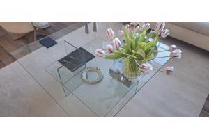 glazen salontafel