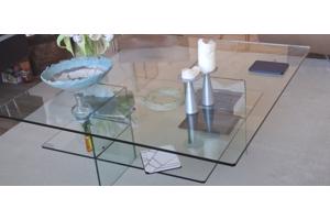 glazen salontafel