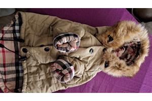 Honden jasje in Burberry design en truitje in Burberry desig
