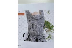 Nieuwe #Girasol Mei Dai babydraagzak / grijs, zwart