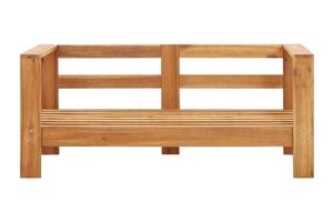 Outdoor sofa without cushions