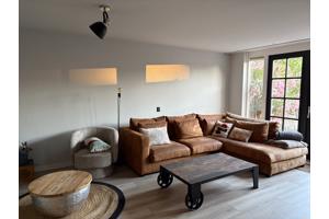 Cognac kleur bank