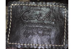 dames  leren jas- 40