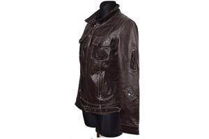 dames  leren jas- 40