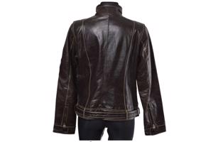 dames  leren jas- 40