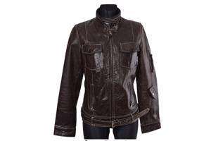 dames  leren jas- 40