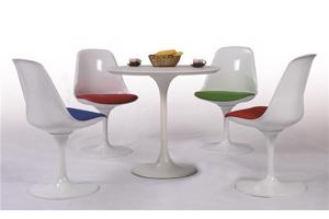 Designtafel Saarinen Tulip wit diameter 70 cm
