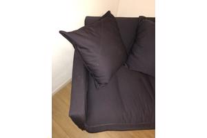 Donkerblauwe fauteuil