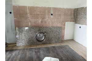 Granieten Keukenblad + Wasbak (al gedemonteerd)