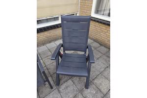Set tuinstoelen en tuinbankje