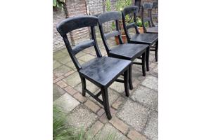 5 x houten stoel