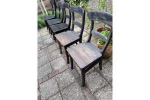 5 x houten stoel
