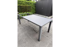 Hartman tuintafel met keramische bladen - antracietgrijs
