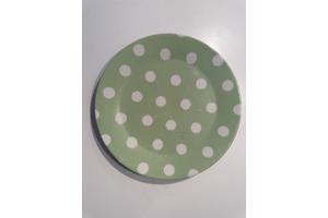 Groene stippen borden HEMA + schaaltjes Designwise