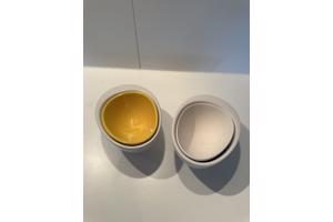 Groene stippen borden HEMA + schaaltjes Designwise