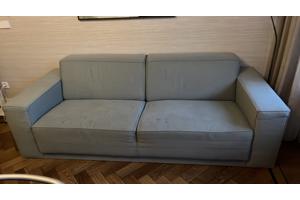 Grijsblauw 3 zitsbank