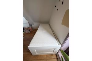 IKEA BRIMNES Bedbank met 2 lades & 2 matrassen (160x200 cm)
