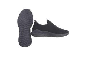 J107 Dames instap sneakers donkergrijs 43 (valt als 42)